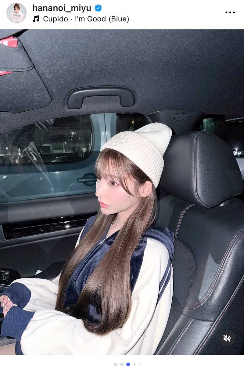 花乃衣美優【写真：インスタグラム（＠hananoi_miyu）より】