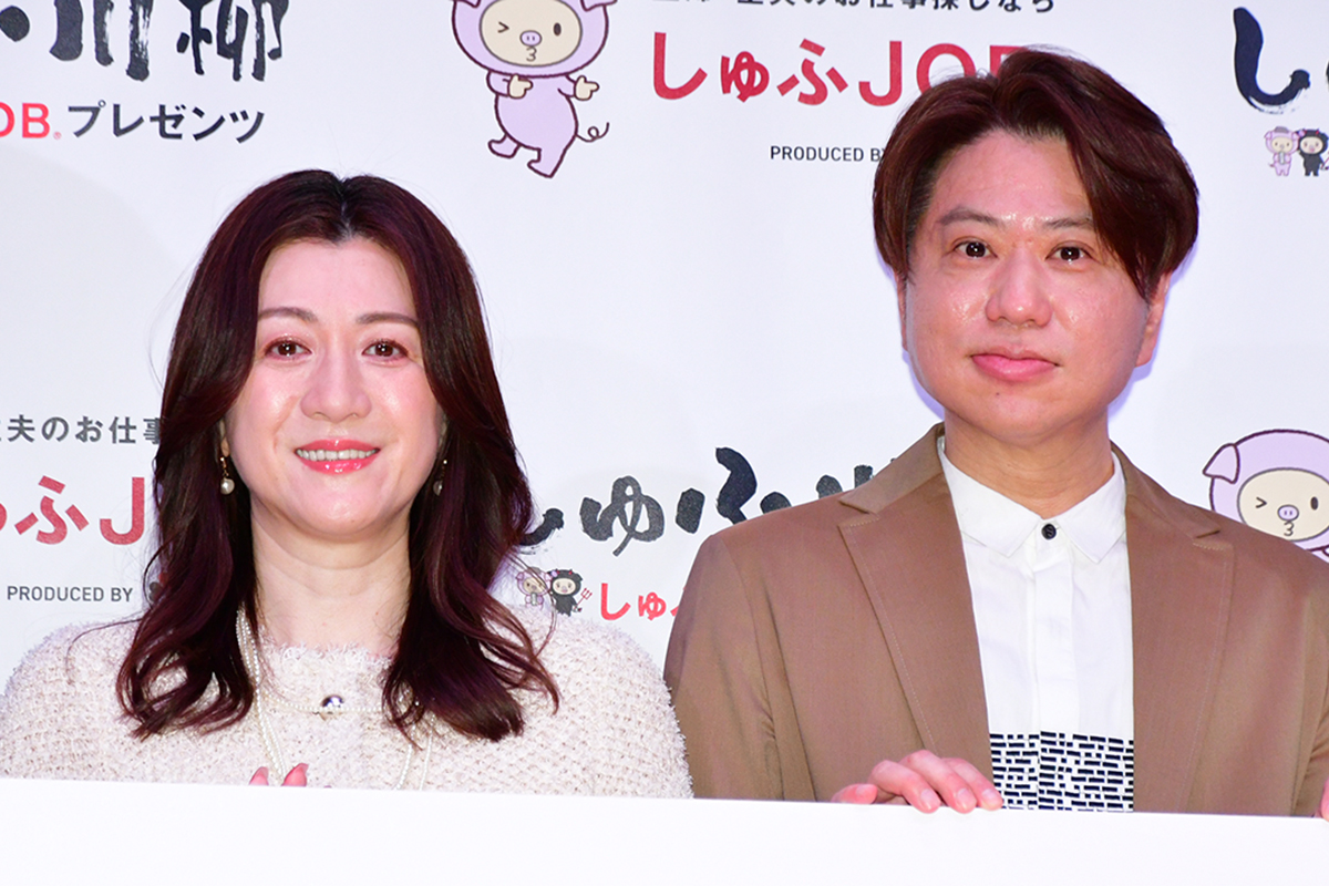 イベントに登壇した野々村友紀子（左）と2丁拳銃・川谷修士【写真：ENCOUNT編集部】