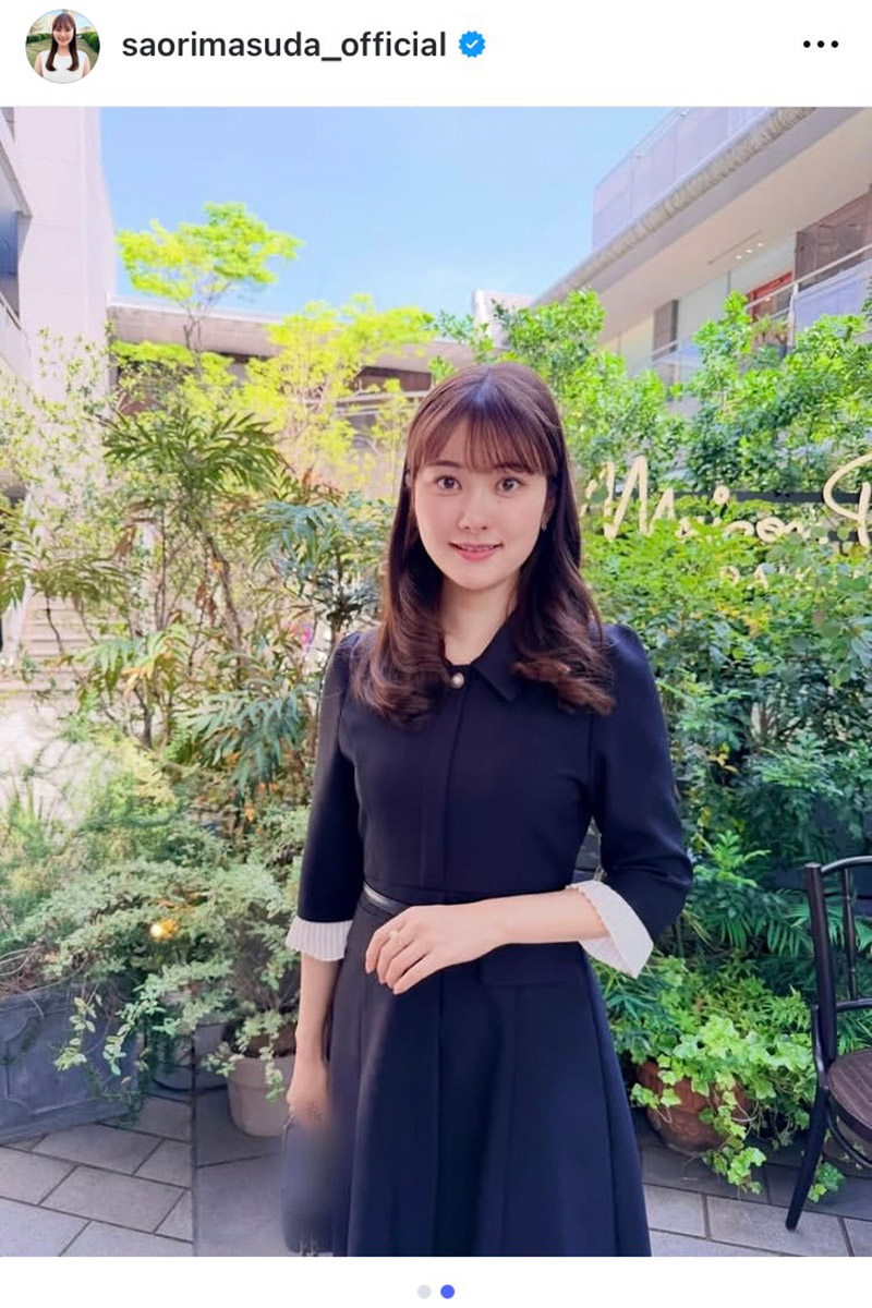 増田紗織【写真：インスタグラム（＠saorimasuda_official）より】