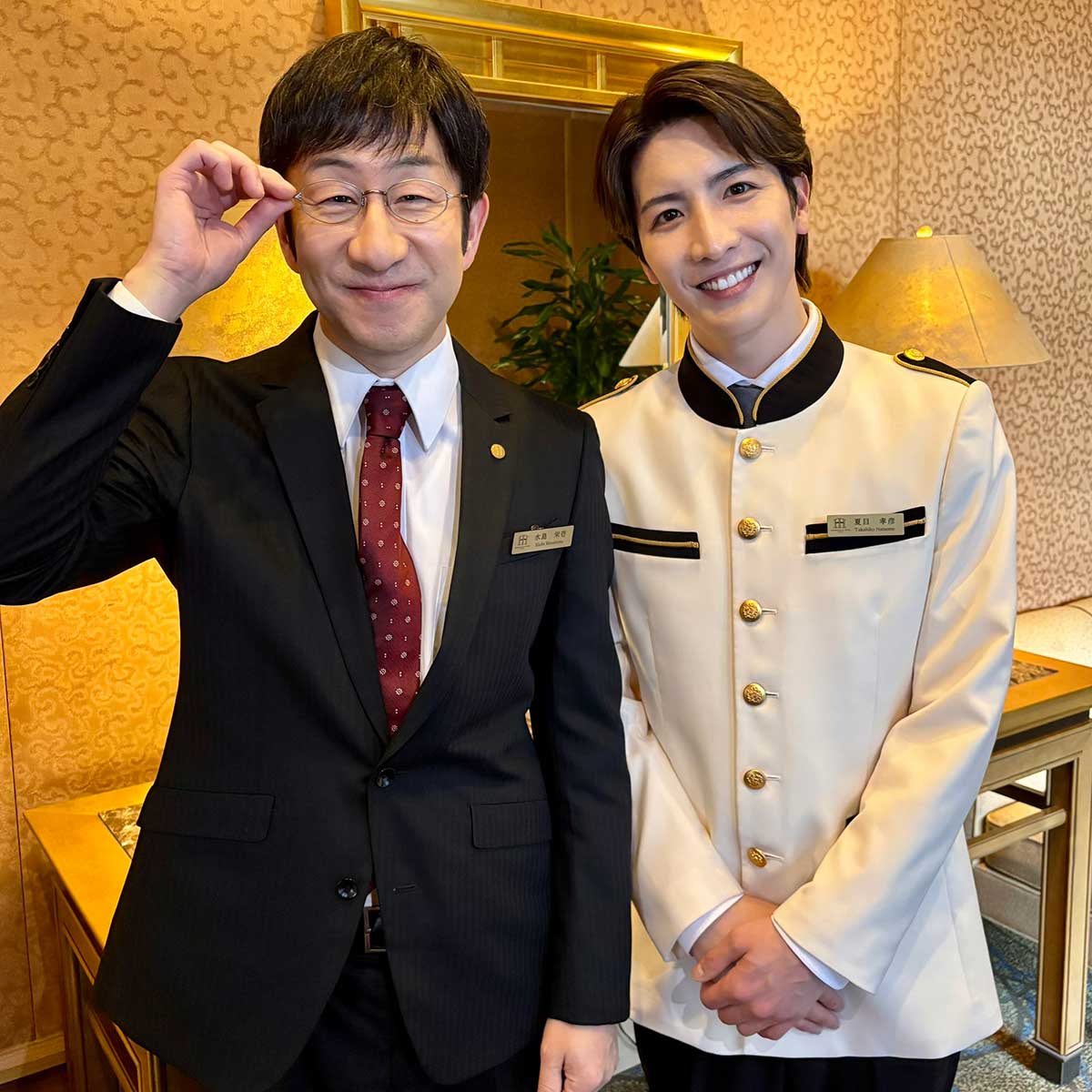  矢柴俊博（左）の実際の投稿【写真：X（＠yashiba848）より】