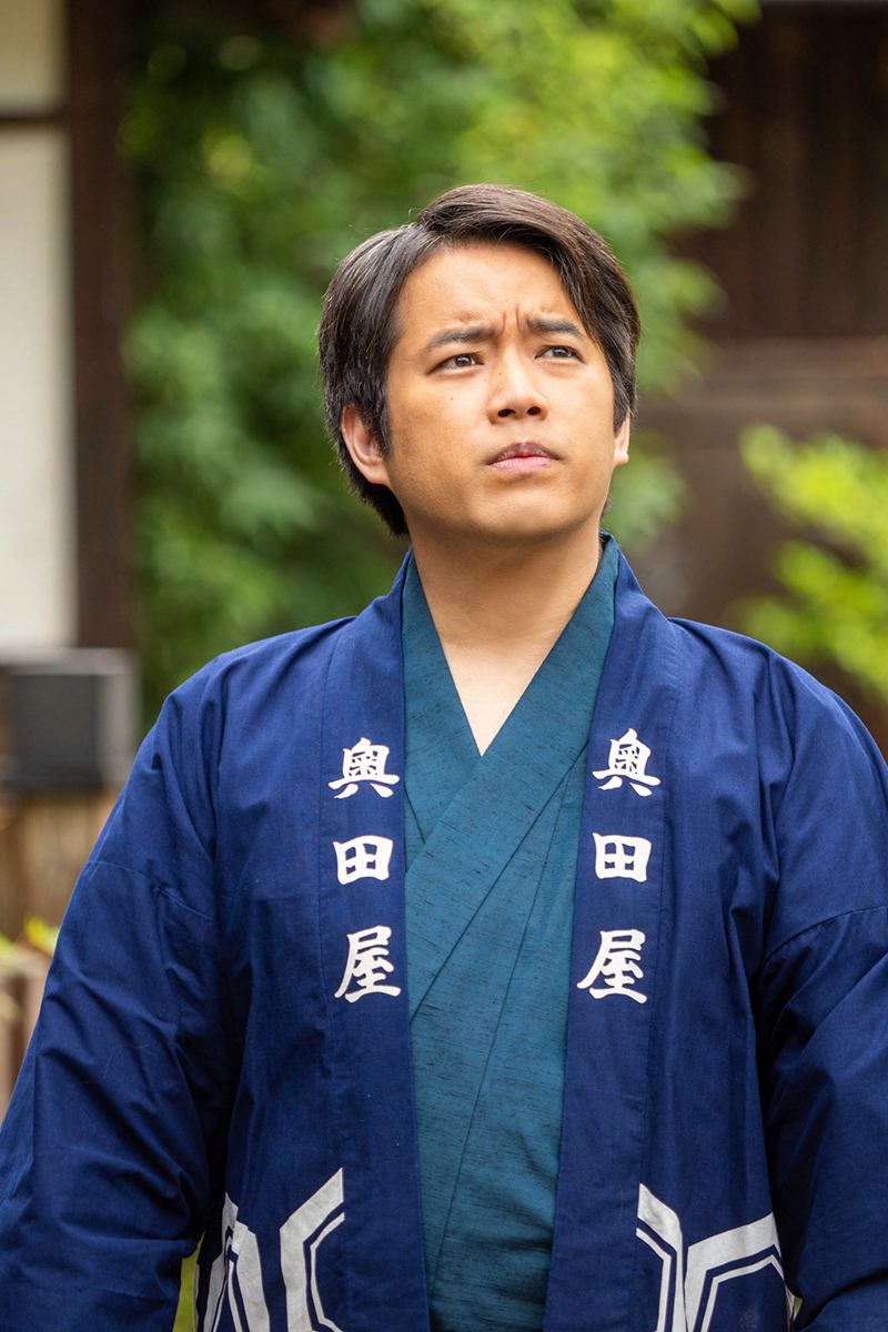 奥田亀吉を演じる三浦貴大【写真：(C)NHK】