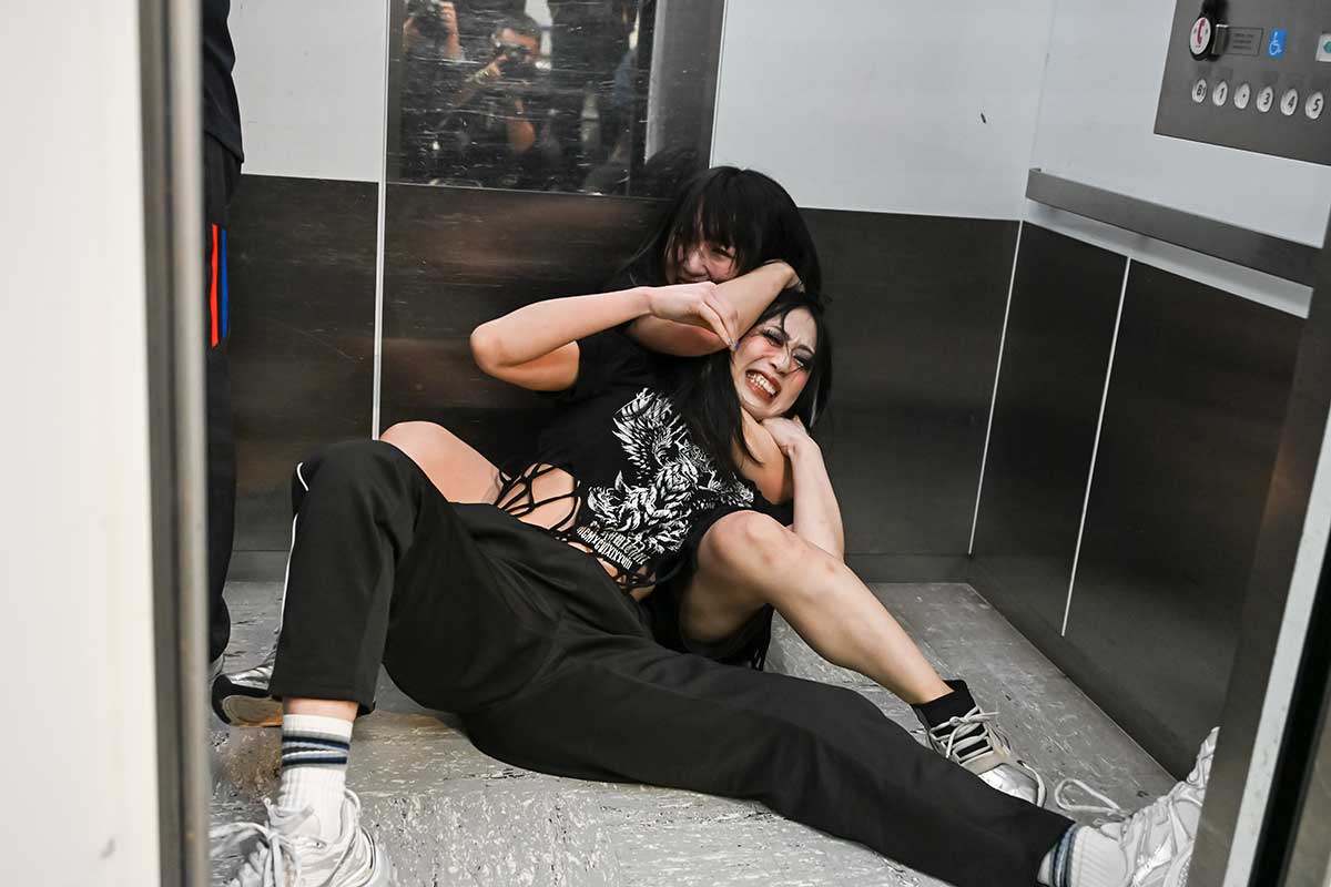 横アリ決戦を前にお互い激しい襲撃を繰り返す玖麗と上谷【写真：(C)STARDOM】