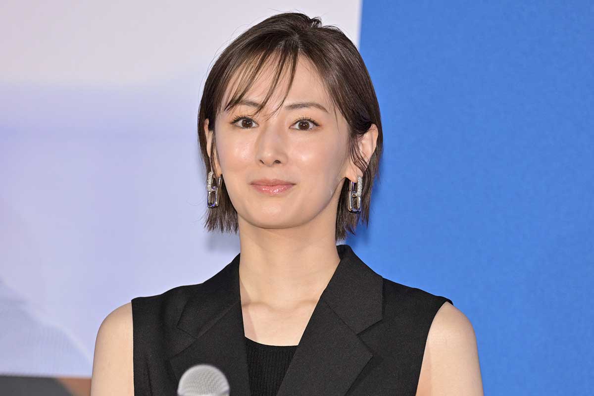 イベントに登壇した北川景子【写真：ENCOUNT編集部】