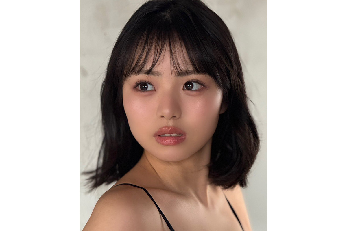 「無加工ノーマルでこれ」　グラビア登場の#Mooove!・織莉叶、鎖骨くっきりキャミ姿に衝撃「この美しさヤバイ」