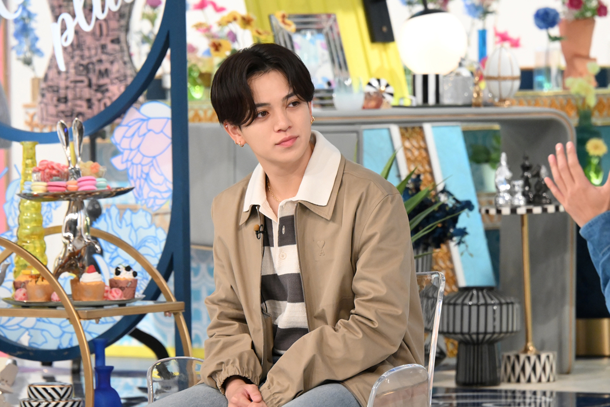 『A-Studio＋』に出演したTravis Japanの宮近海斗【写真：(C)TBS】