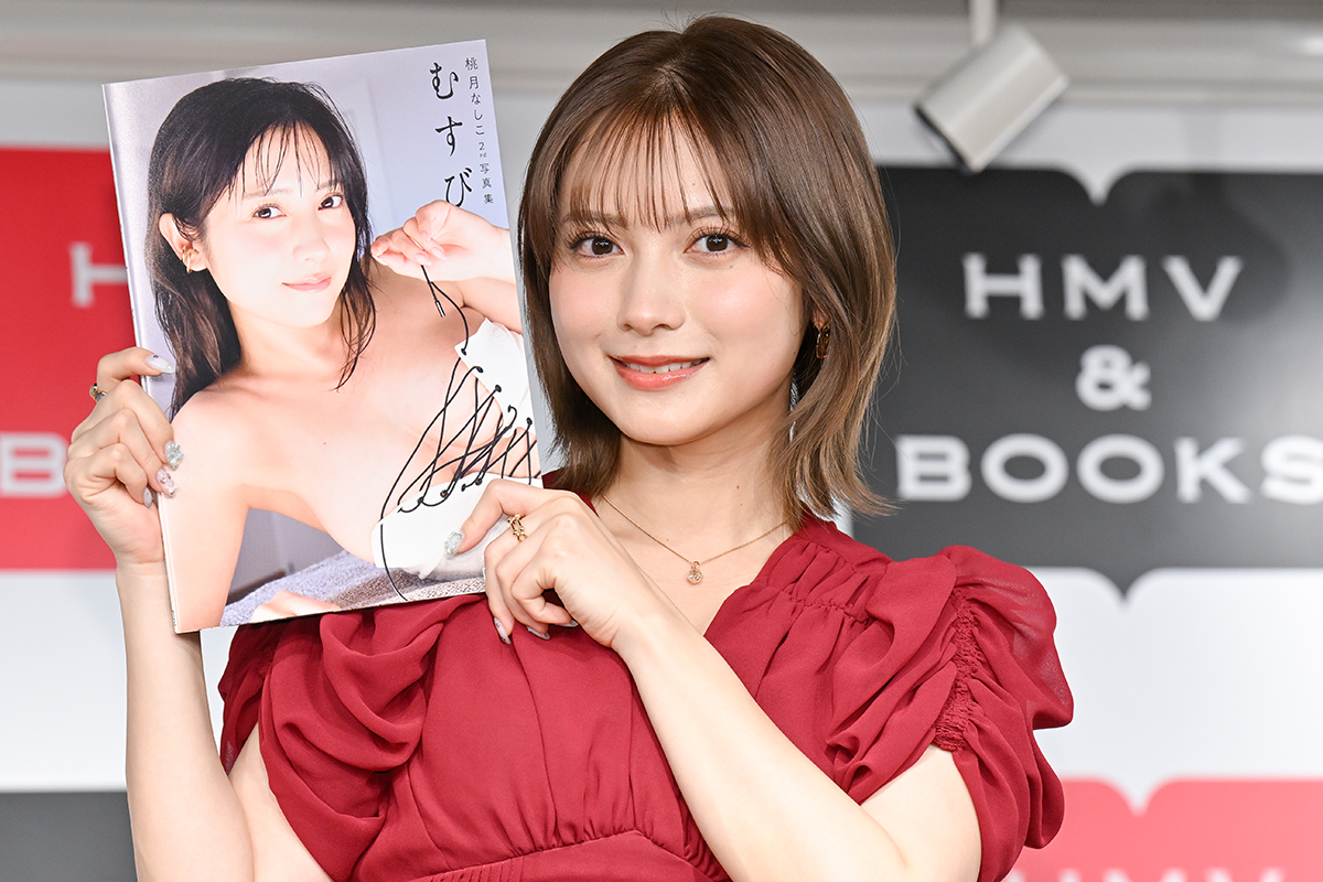 発売記念会見に出席した桃月なしこ【写真：ENCOUNT編集部】