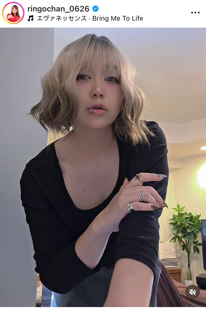りんごちゃんの実際の投稿【写真：インスタグラム（＠ringochan_0626）より】