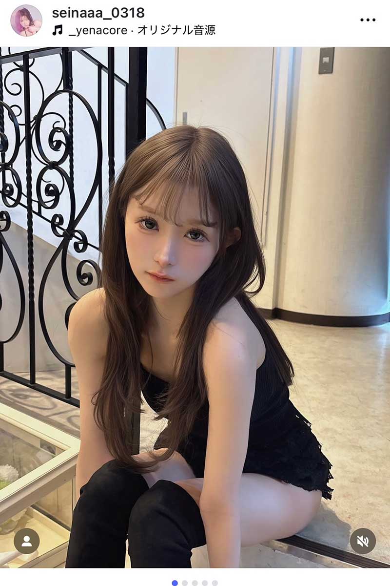 松田聖菜【写真：インスタグラム（＠seinaaa_0318）より】