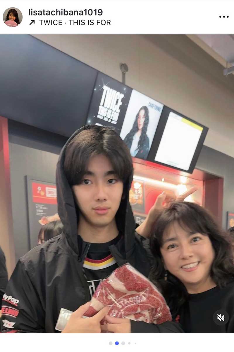 立花理佐【写真：インスタグラム（＠lisatachibana1019）より】