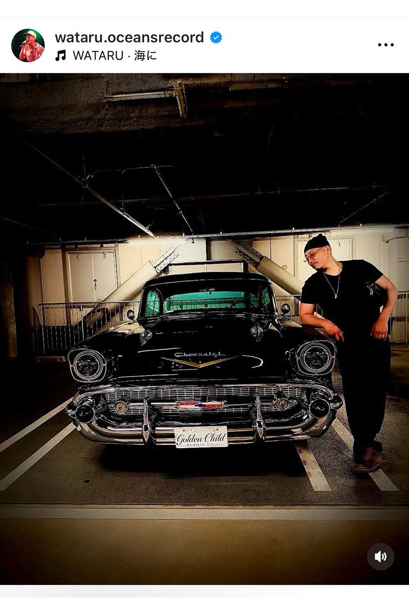 WATARUの実際の投稿【写真：インスタグラム（＠wataru.oceansrecord）より】