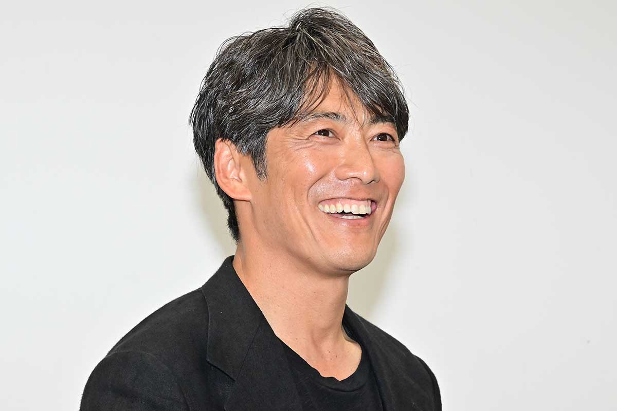 会見に出席した反町隆史【写真：ENCOUNT編集部】