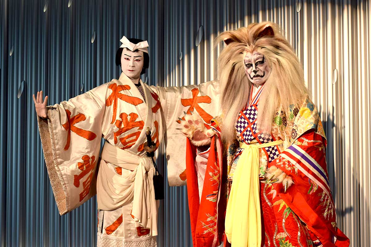 会見で意気込みを語った市川團子（左）と市川中車【写真：ENCOUNT編集部】