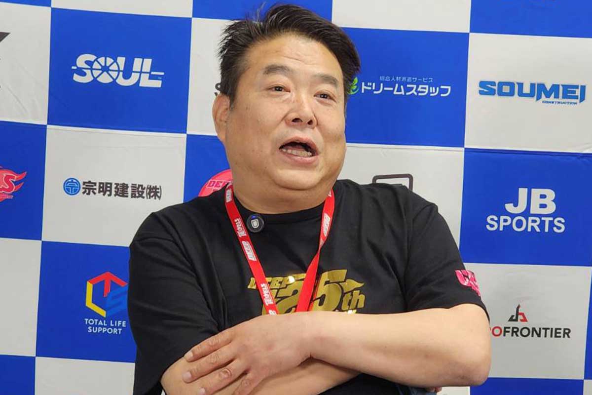大原への信頼を口にした佐伯繁代表【写真：ENCOUNT編集部】