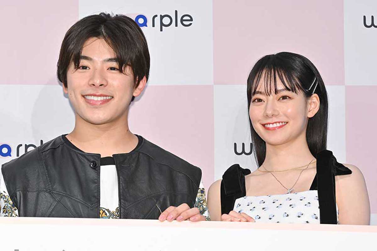 なこなこカップルのこーくん（左）となごみ【写真：ENCOUNT編集部】