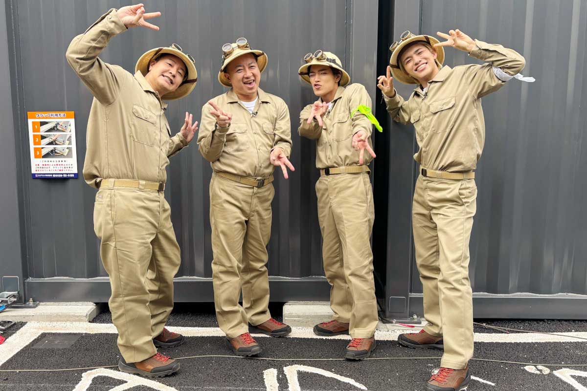 timelesz原嘉孝＆篠塚大輝、チョコプラと“世界一黒い塗料”で実験　監視カメラ欺けるか…TBS『ネイチャーティーチャー』
