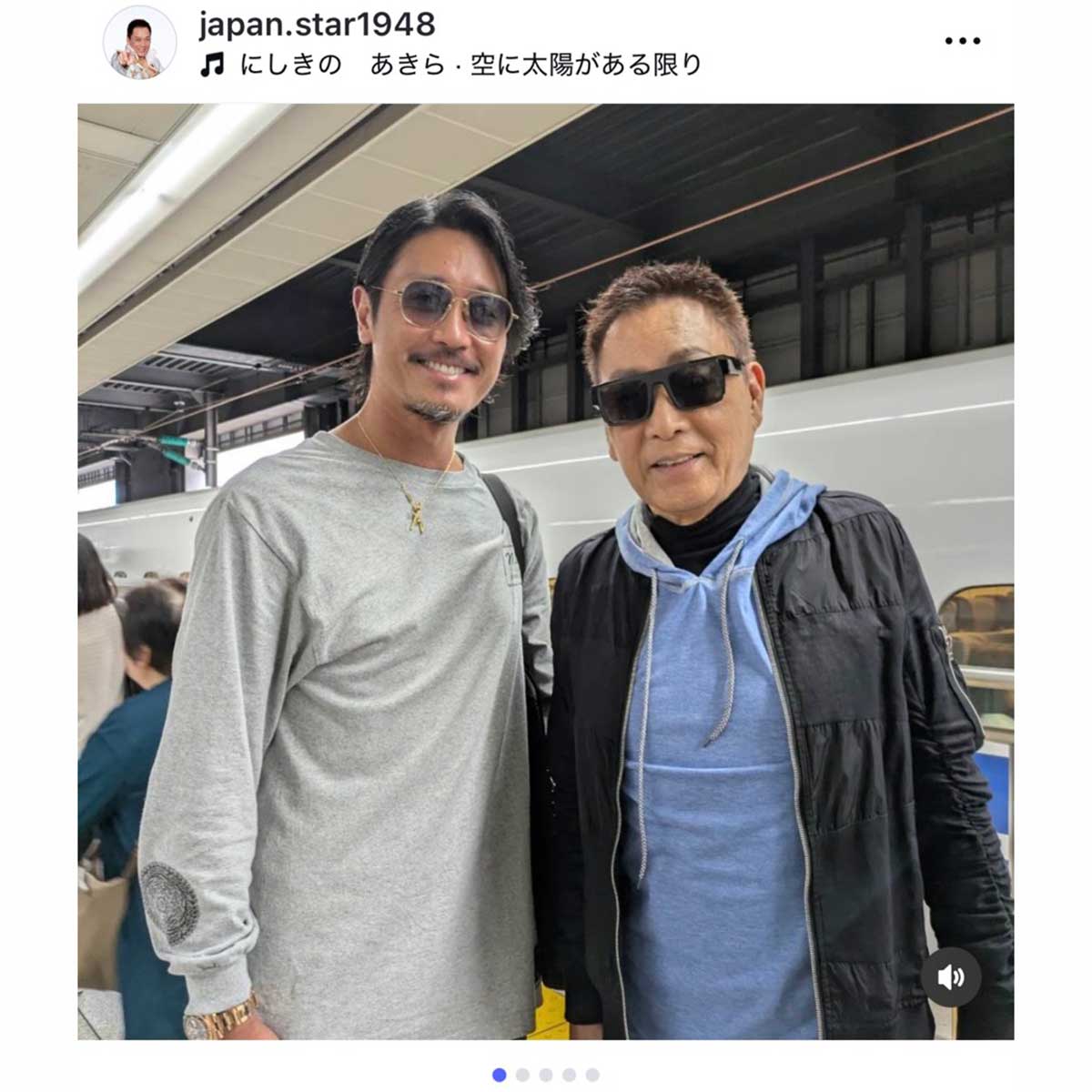 錦野旦の実際の投稿【写真：インスタグラム（@japan.star1948）より】