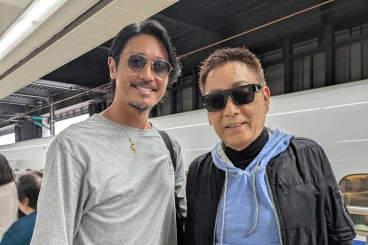 錦野旦、47歳俳優とバッタリ　“激変”した近影にファンも衝撃「誰だか分かりません」「目立ちますね！」