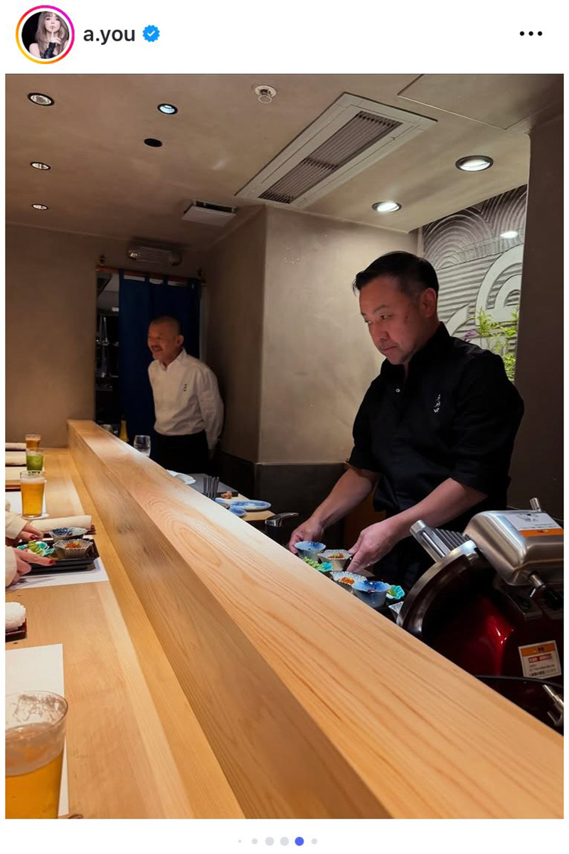 浜崎あゆみの実際の投稿【写真：インスタグラム（＠a.you）より】