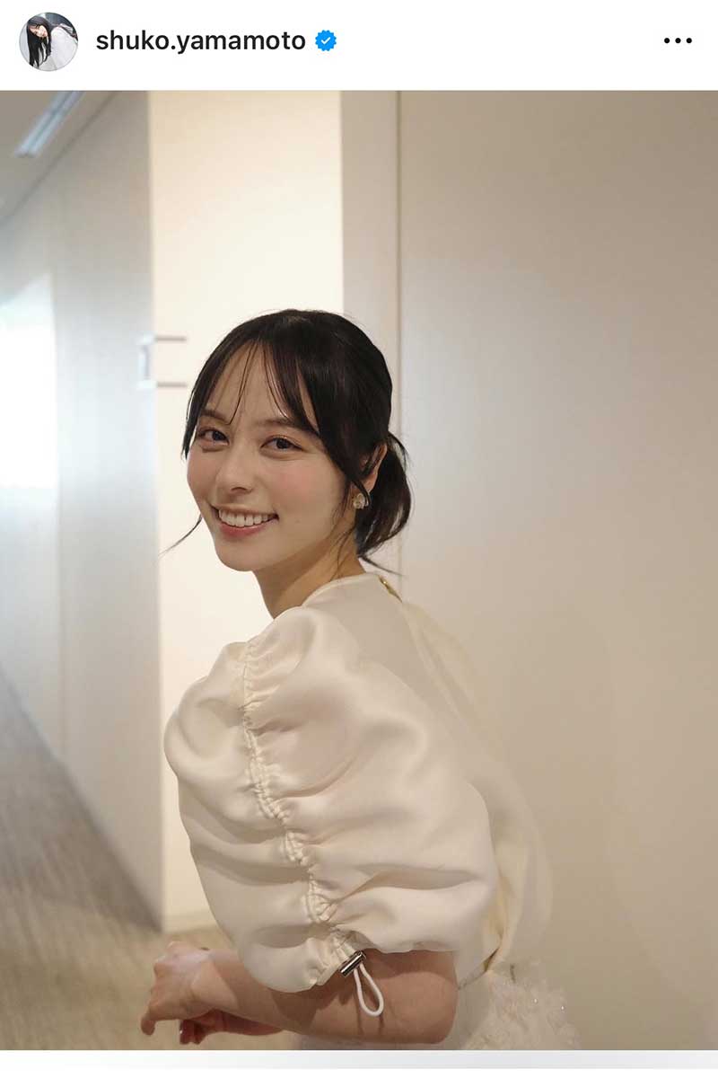 山本萩子【写真：インスタグラム（＠ shuko.yamamoto）より】