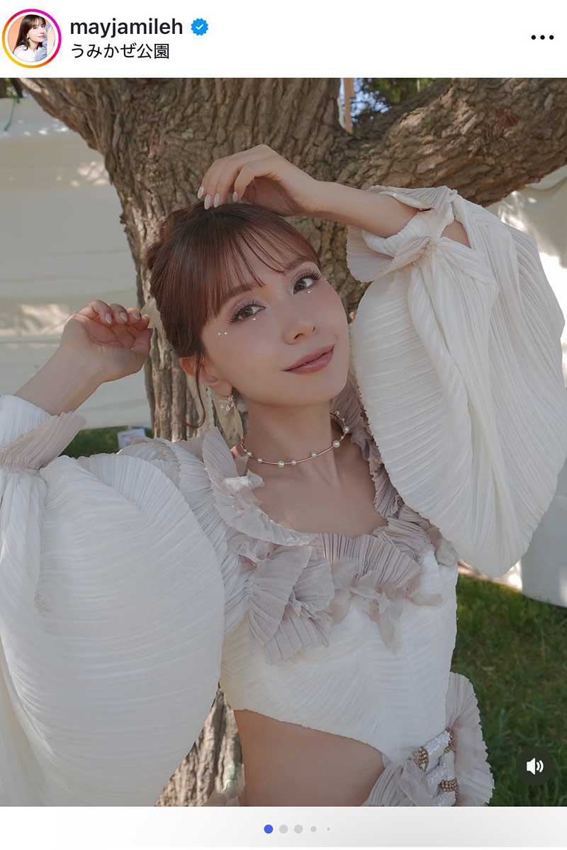 May J.【写真：インスタグラム（＠mayjamileh）より】