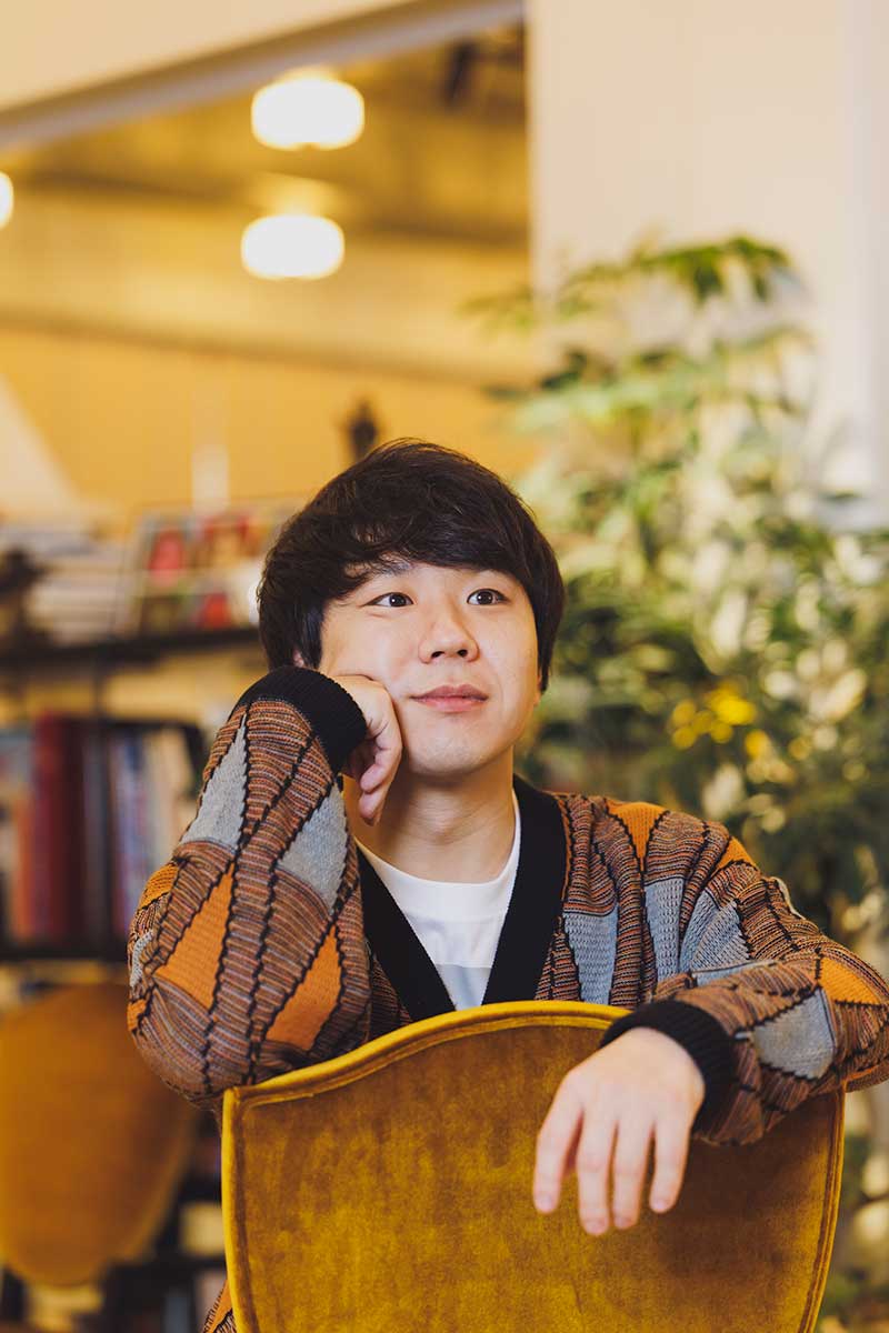 アートにおける野望を語った【写真：冨田味我】