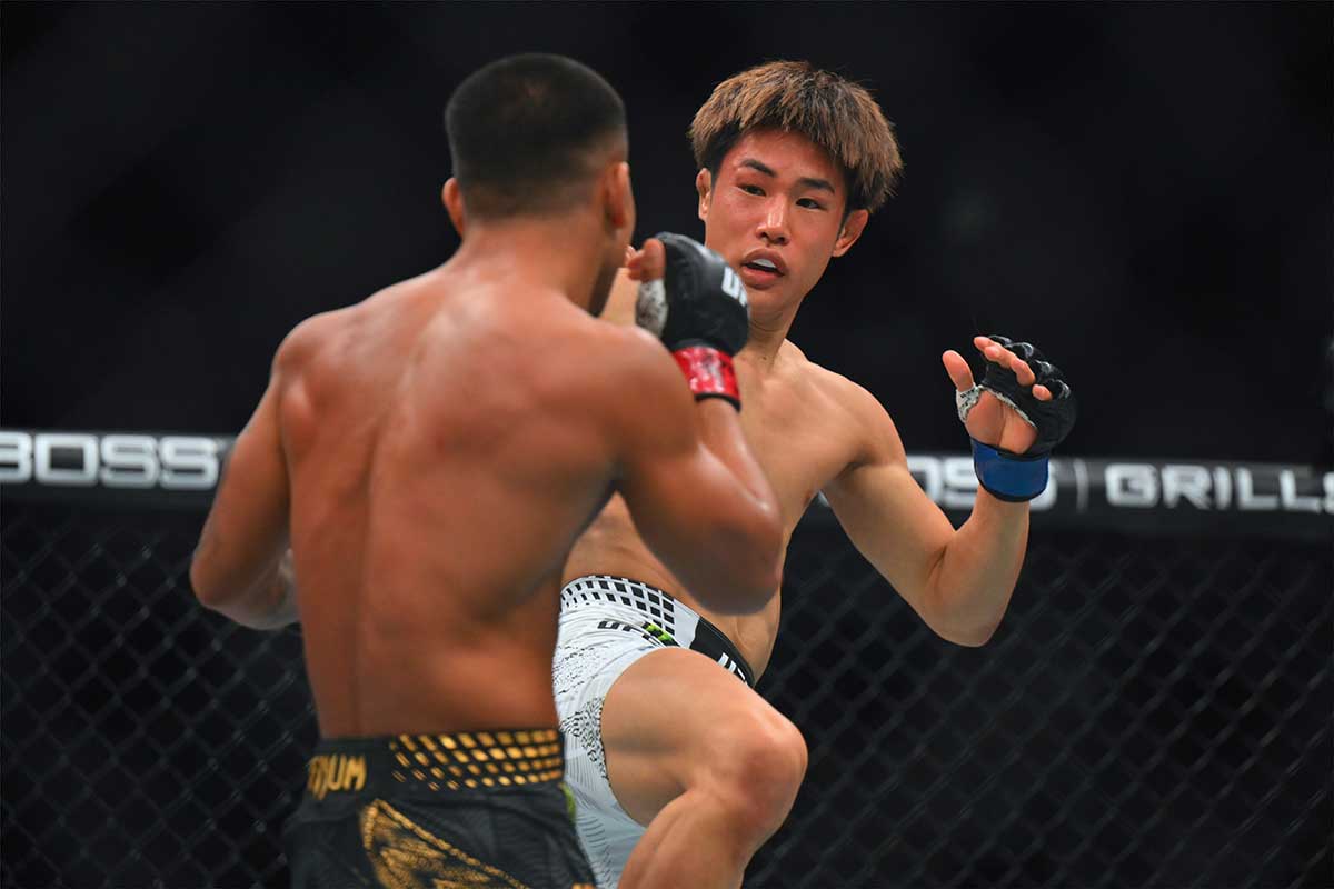 【UFC】平良達郎、5R・TKO負けで日本人初の王座戴冠ならず　ヴァンの打撃被弾し続け血まみれ…堀口恭司らに続く8人目の挑戦も高い壁