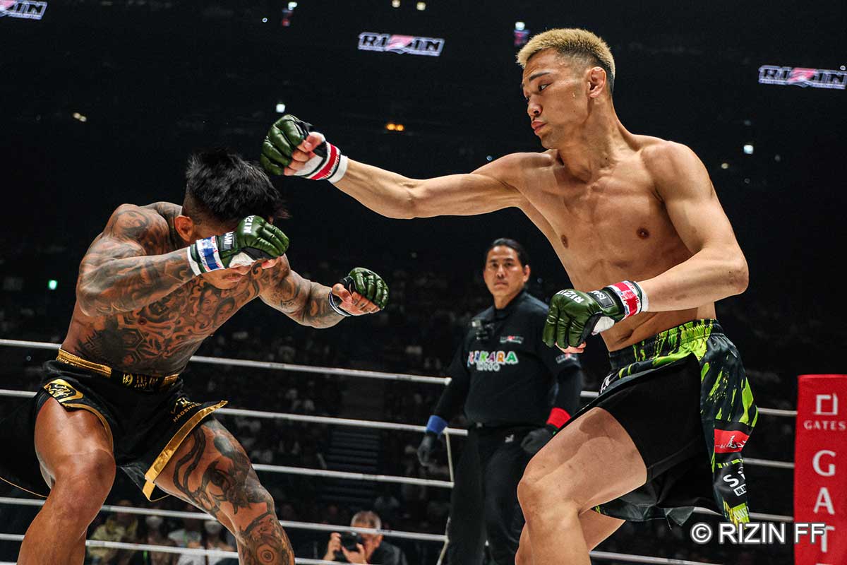 【RIZIN】高木凌が中国のタトゥー戦士を97秒一撃TKO　ネット喝采「完全に相手が戦意喪失」「RIZINレベル高いわ」