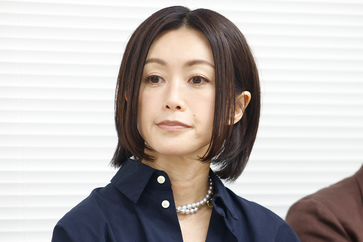 会見に出席した酒井法子【写真:ENCOUNT編集部】