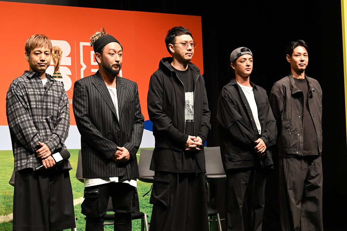 イベントに登壇したORANGE RANGE【写真：ENCOUNT編集部】