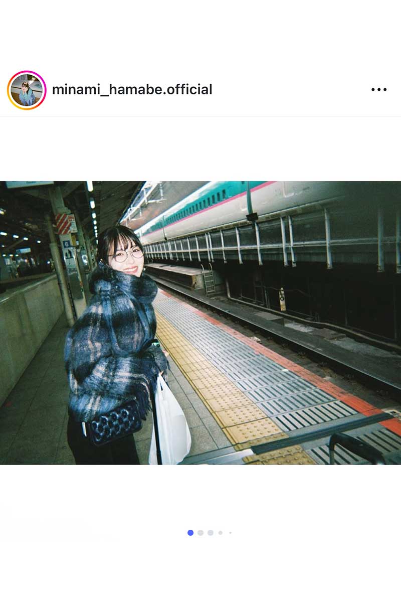 浜辺美波の実際の投稿【写真:インスタグラム(@minami_hamabe.official)より】