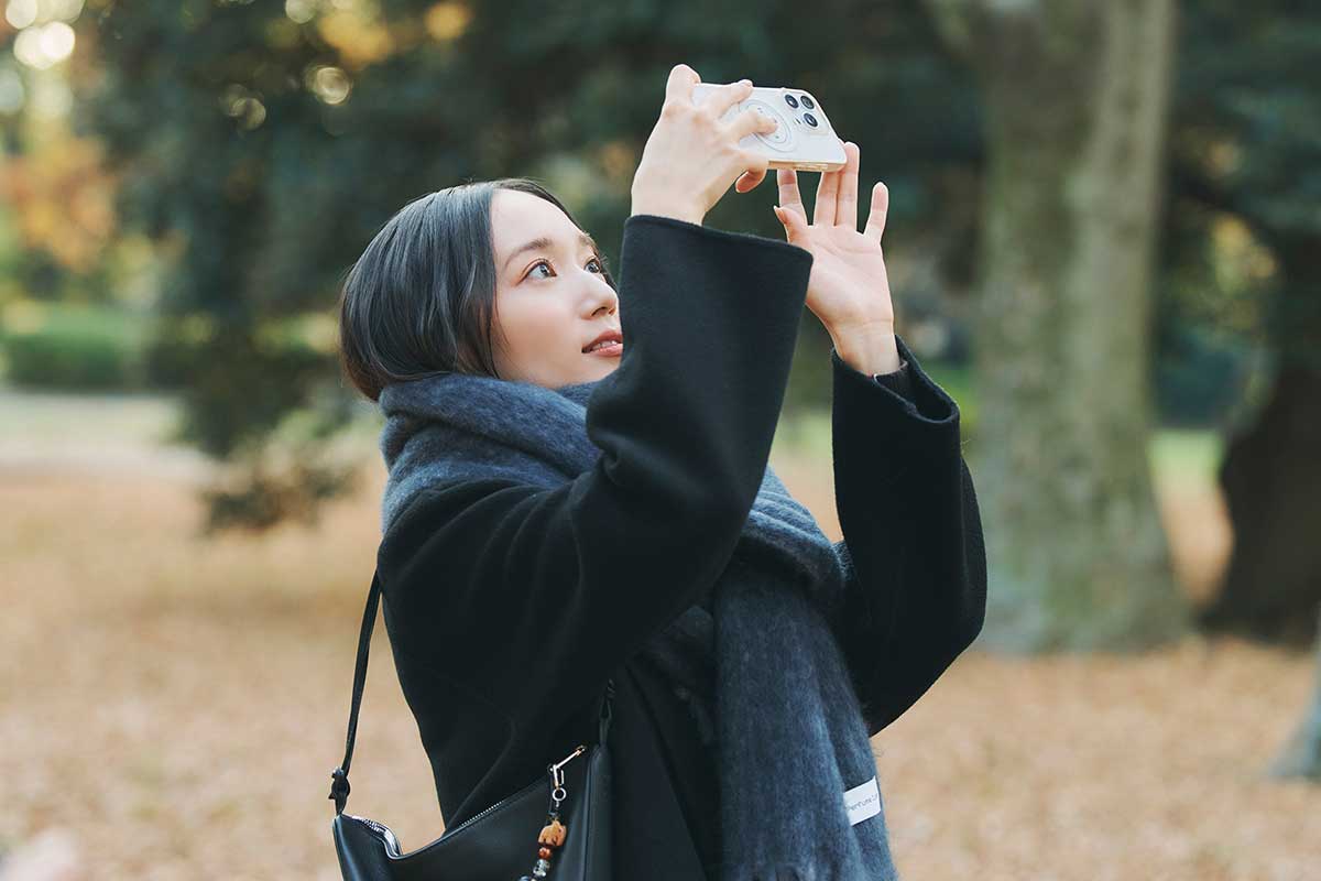 “コールドスリープ”後に自然を楽しむのっちの姿【写真:(C)2026 Perfume "コールドスリープ" Film Partners.】