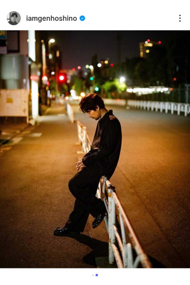 星野源【写真：インスタグラム（＠iamgenhoshino）より】