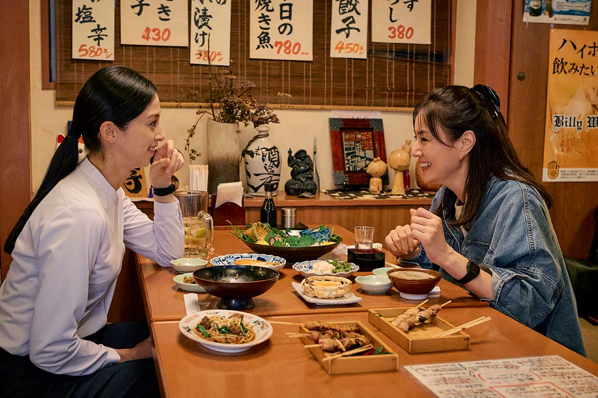 いつの間にか仲良しになっていた晴子＆宮藤【写真：(C)TBSスパークル／TBS】