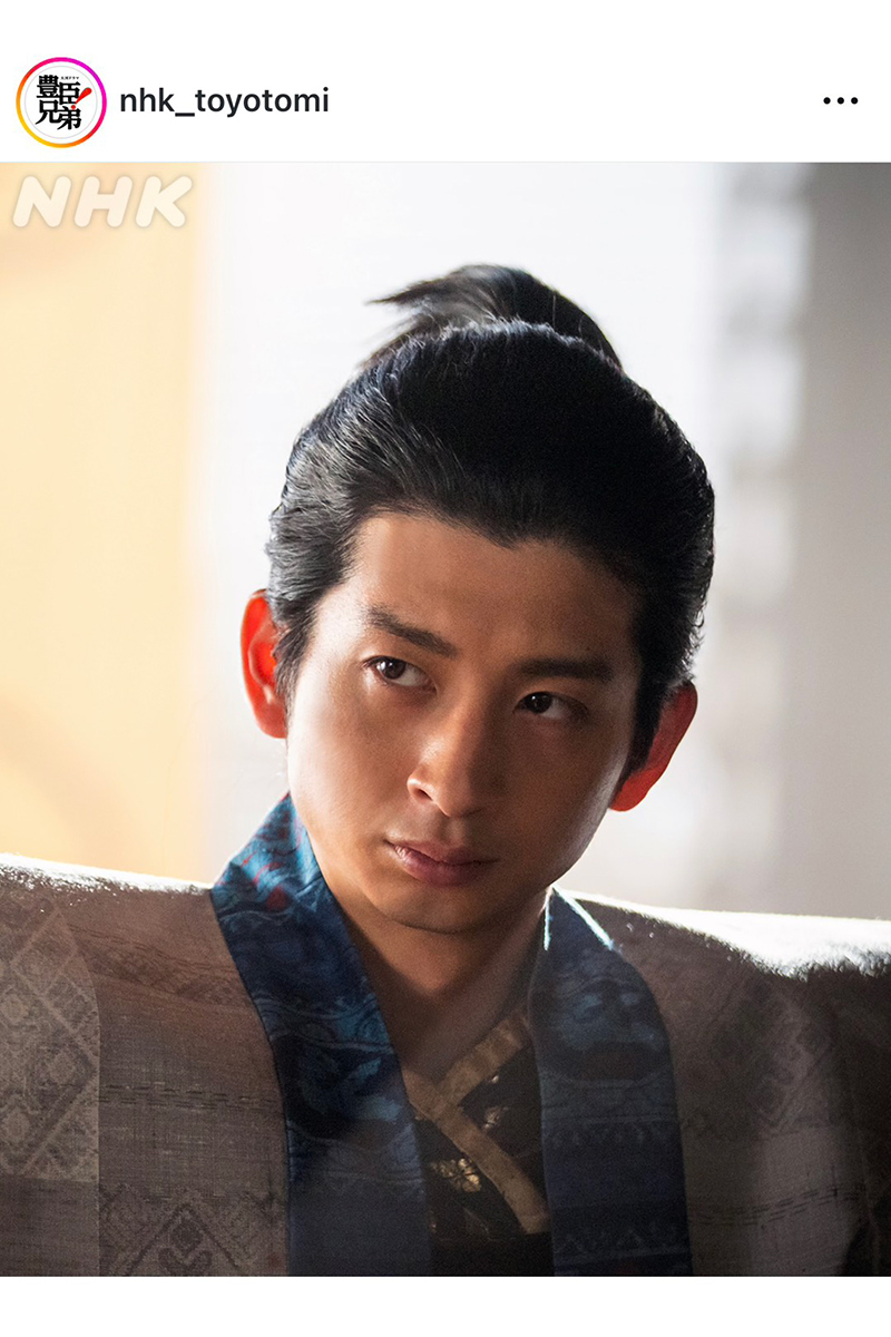 『豊臣兄弟！』公式アカウントの実際の投稿【写真：インスタグラム（＠nhk_toyotomi）より】