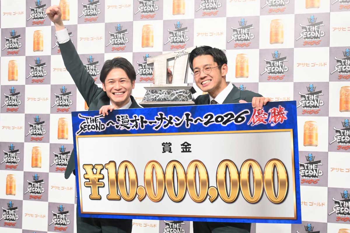 優勝者会見で喜びを語ったトット【写真：ENCOUNT編集部】