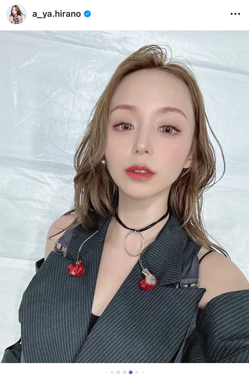 平野綾の実際の投稿【写真：インスタグラム（@a_ya.hirano）より】