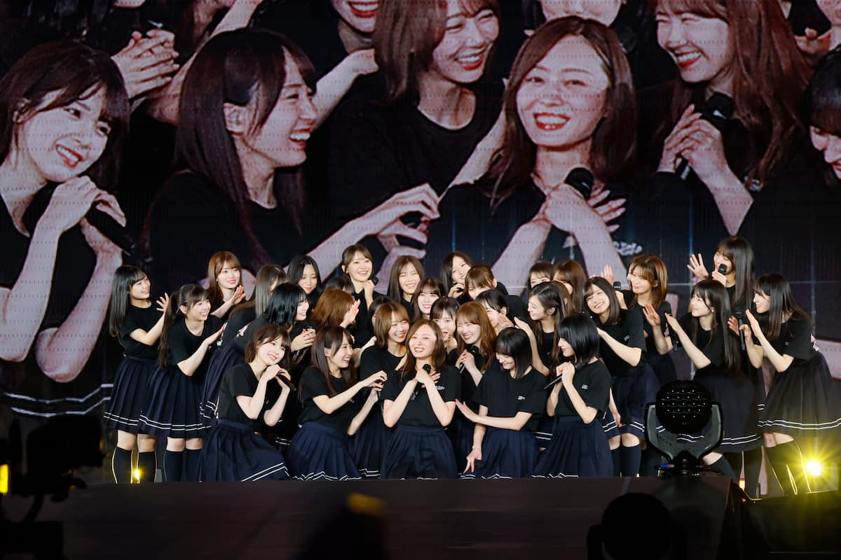 梅澤美波からエールが贈られた【写真:(C)乃木坂46LLC】