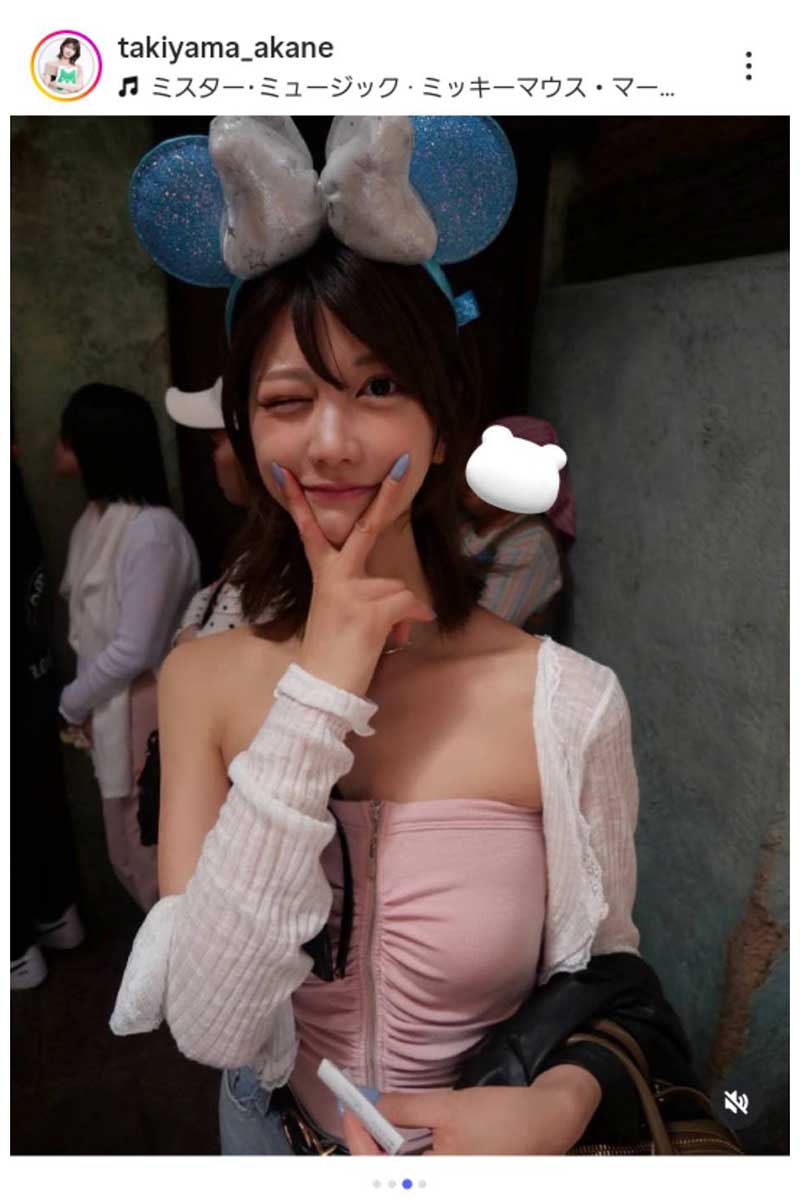 瀧山あかねアナ【写真：インスタグラム（＠takiyama_akane）より】