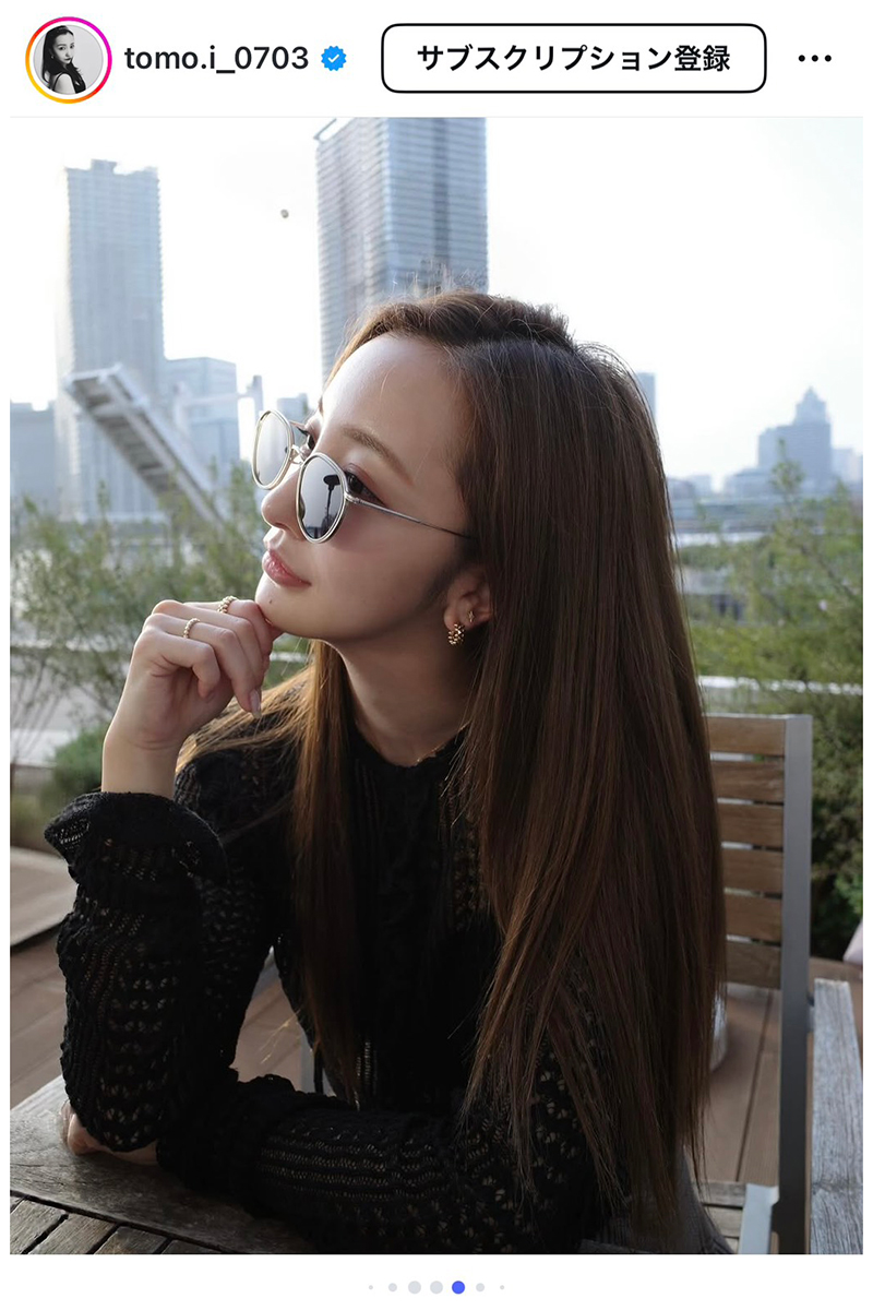 板野友美の実際の投稿【写真：インスタグラム（＠tomo.i_0703）より】