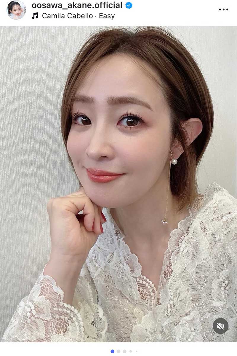大沢あかねの実際の投稿【写真：インスタグラム（＠oosawa_akane.official）より】