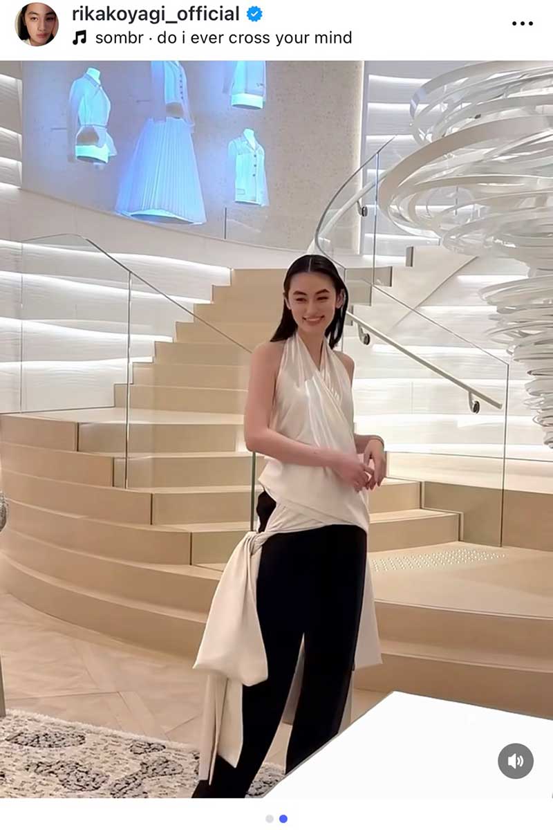 八木莉可子【写真:インスタグラム(@rikakoyagi_official)より】