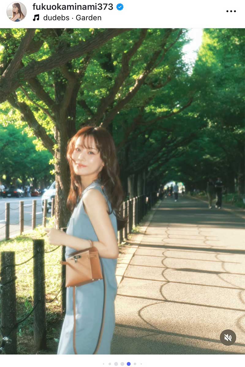 福岡みなみ【写真：インスタグラム（＠fukuokaminami373）より】