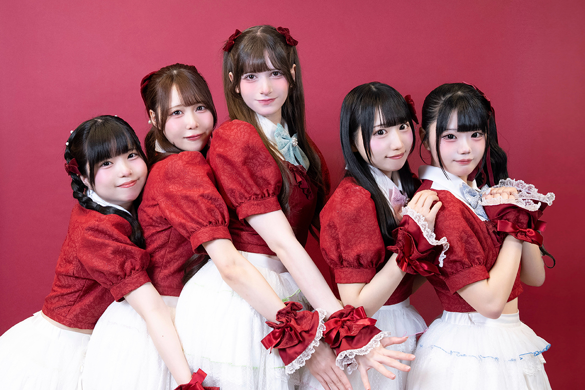 (左から)成宮れの、加藤美沙、MIMA、西野もえ、望月おゆ【写真:増田美咲】