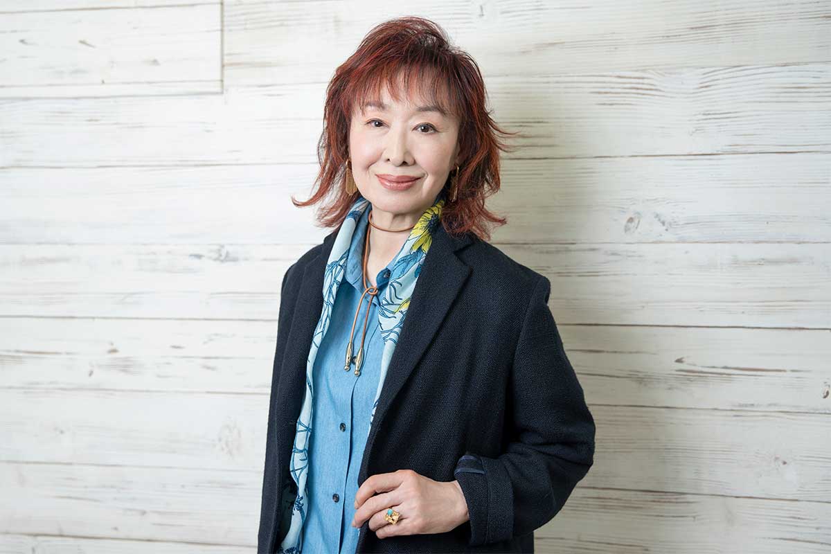ENCOUNTのインタビューに応じた三田佳子【写真:増田美咲】