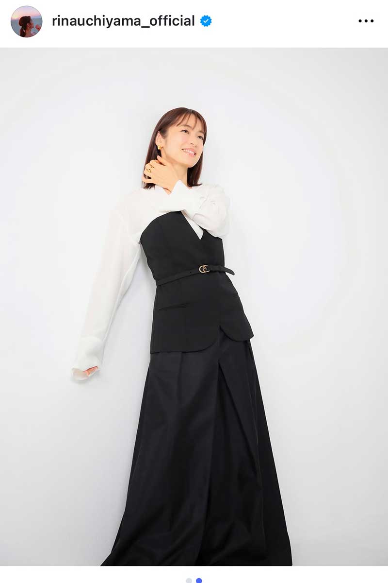内山理名【写真:インスタグラム(@rinauchiyama_official)より】