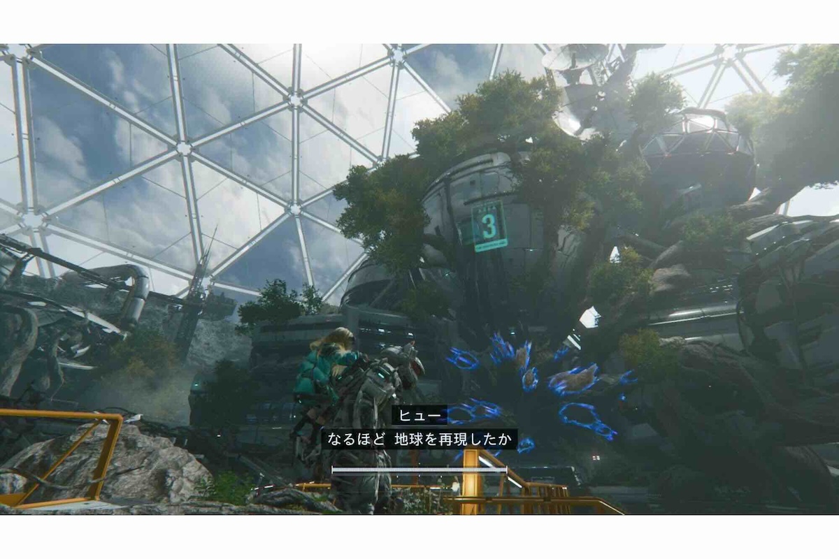 迫力ある建造物も魅力的だ【画像：(C)CAPCOM】