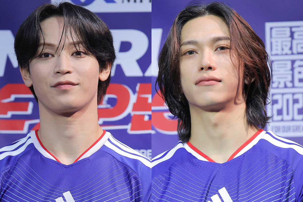 JO1與那城奨＆INI池﨑理人、森保監督からのサプライズ発表に驚き　宮本恒靖会長は“500万人増”期待