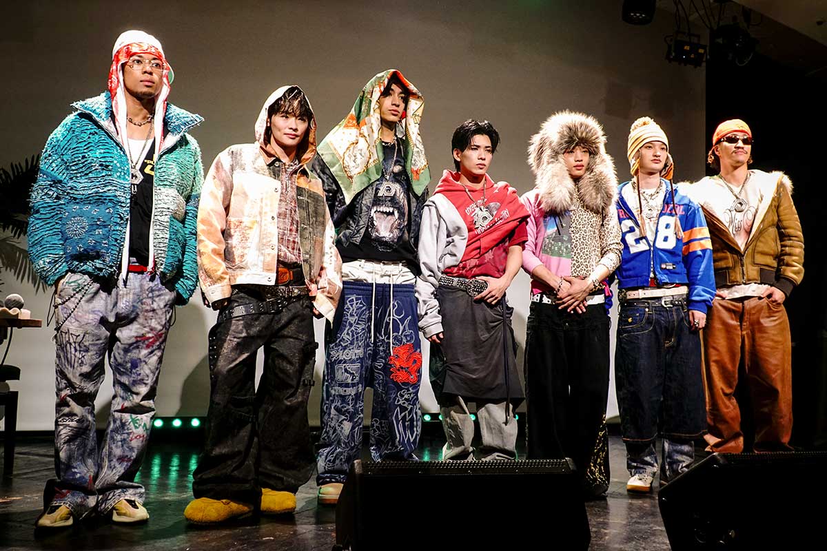 リスニングパーティーに登壇したPSYCHIC FEVER【写真：ENCOUNT編集部】