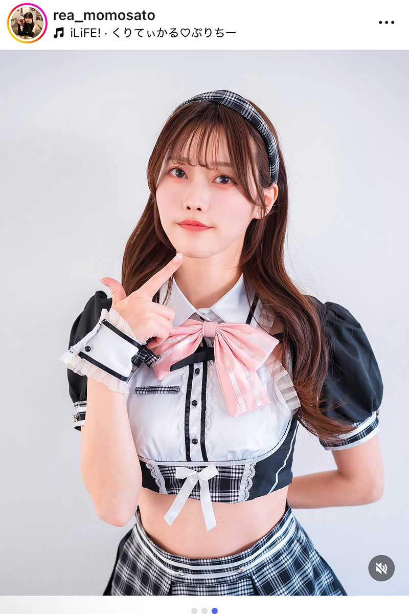 桃里れあの実際の投稿【写真：インスタグラム（＠rea_momosato）より】