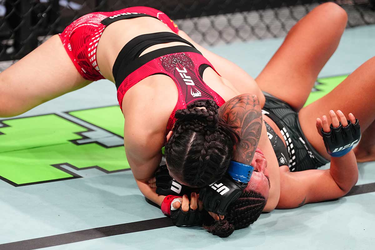 1R・一本勝ちを収めたシー・ミン【写真:(C)Zuffa LLC/UFC】